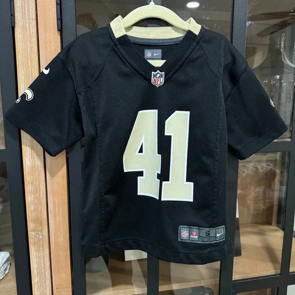 Nike Saints jersey toddler Alvin Kamara boys short sleeve NFL new orleans youth - Picture 1 of 6